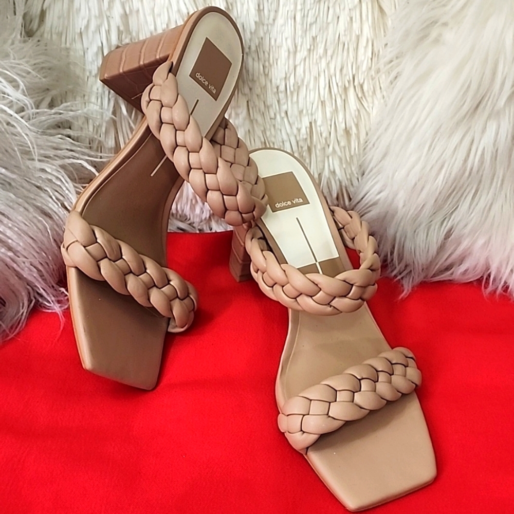Dolce Vita Paily Women's Tan Braided Sandals